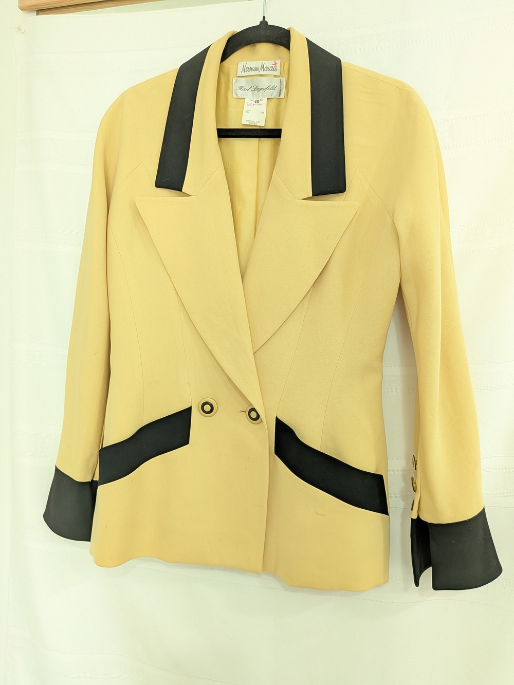 Vintage Karl Lagerfeld For Neiman Marcus Double-Breasted Blazer